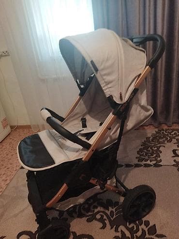 классический брюки мужские: Коляска, цвет - Золотой, Б/у — 4