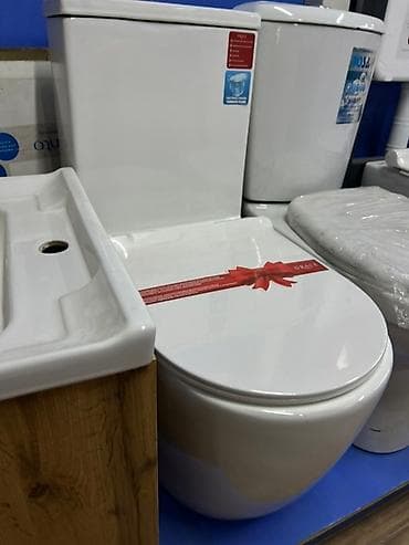 Унитаз Напольный, Материал: Керамика