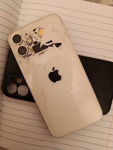 Техника и электроника: IPhone 12 mini, Б/у, 128 ГБ, Белый, Защитное стекло, Чехол, 100 % — 2