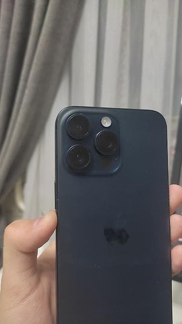 id: IPhone 15 Pro Max, Б/у, 256 ГБ, Blue Titanium, Зарядное устройство, Кабель, 88 % — 2