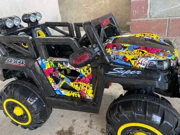 детские машины с пультом управления: Детский электрокар, Б/у — 3