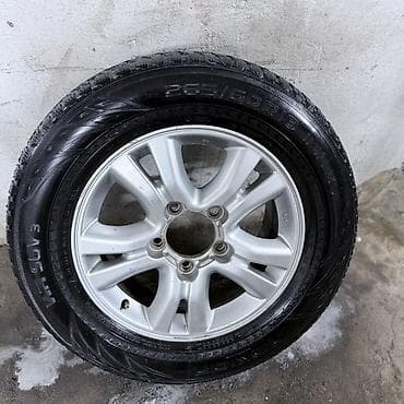Колеса в сборе 255 / 60 / R 18, Лето, Б/у, 1 шт, Внедорожные (АТ/МТ), Литые, отверстий - 5