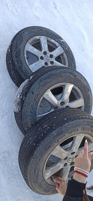 дешевые автомобили в бишкеке: Продается резина на докатку Pressa 225/65/17. БЕЗ ДИСКОВ!!!!! — 3
