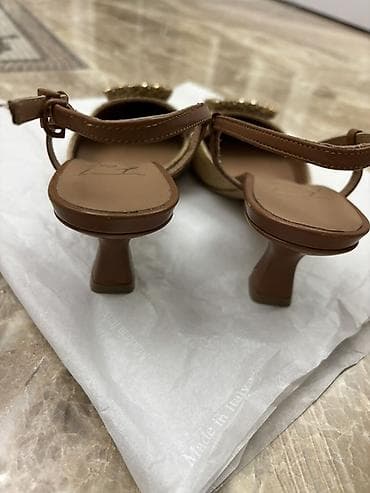 кожа платья: Женские туфли-слингбэки TATA, Made in Italy Новые ни разу не носила — 2