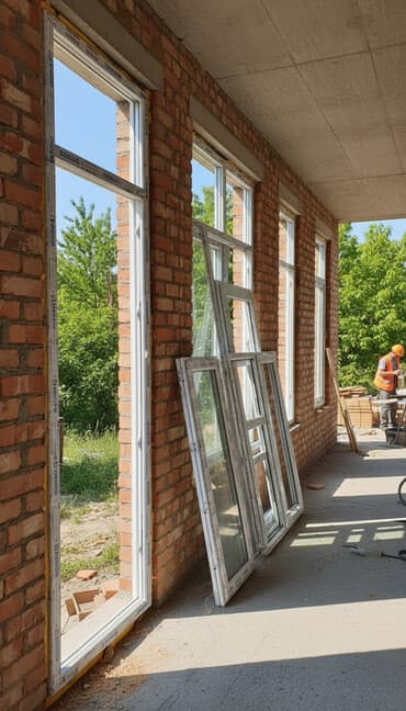 пвх панель: Набор оконных рам из ПВХ, предназначенных для остекления оконных — 1