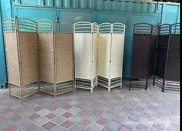 ширму высокую: Ширма, перегородка Материал: Ротанг, Колличество секций: 4, Плетёная, Для салона — 4