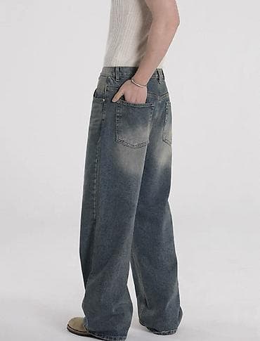 Джинсы: Джинсы унисекс, свободного кроя (wide/relaxed fit) - Посадка: средняя — 3