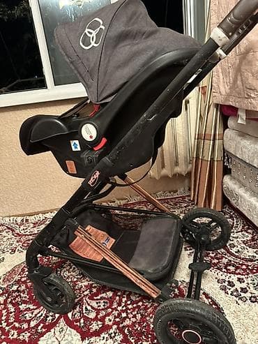 коляска автокресло: Детская коляска-трансформер 2-в-1 с автолюлькой (travel system) — 1