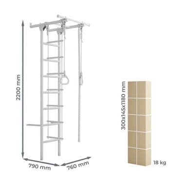 синтезатор детский обучающий: Шведская стенка Romana «Чемпион». мат на фото в комплект не входит!!! — 4