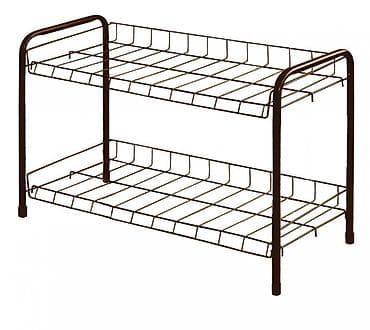 Эмерек: Этажерка для обуви (арт. ЭТ3) Преимущества: 2 полки для размещения — 3