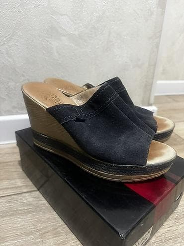 Саболор: Женские сабо Ralf на танкетке - Модель: открытые сабо/мюли - Бренд lalafo.kg да — 2 Саболор: Женские сабо Ralf на танкетке - Модель: открытые сабо/мюли - Бренд — 2