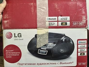 Другая аудиотехника: LG SB19BT — портативная аудиосистема (boombox) с поддержкой Bluetooth — 2
