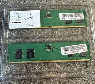 Оперативная память, Б/у, Hynix, 16 ГБ, DDR5, 5600 МГц, Для ПК at lalafo.kg Оперативная память, Б/у, Hynix, 16 ГБ, DDR5, 5600 МГц, Для ПК