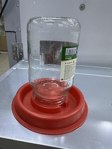 Поилка под банку Узбекистан 🇺🇿 крепкий пластик Оптом и в розницу