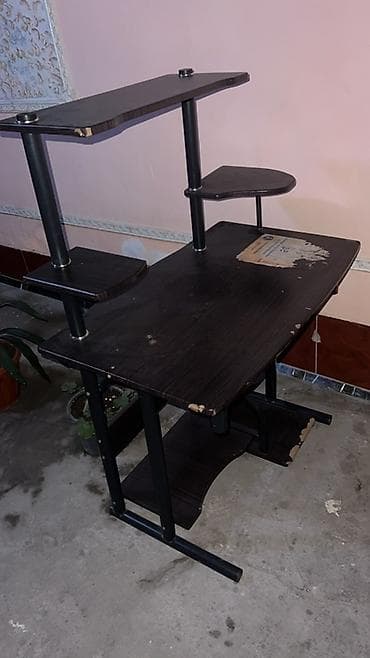 стол для зала в бишкеке: Компьютерный стол, С полками — 2