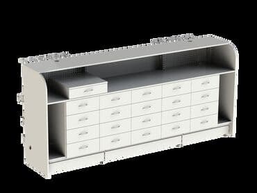 кассовое оборудование для магазина: Полки для магазина, аптек, бутиков и т.д. Все виды: пристенные — 25