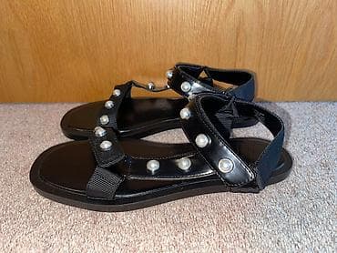 сандал: Босоножки, 38, 39, Zara, Новый, цвет - Черный, Самовывоз — 3