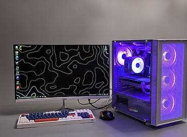 Компьютер, ядер - 4, ОЗУ 16 ГБ, Игровой, Б/у, Intel Core i7, AMD Radeon RX 590, SSD
