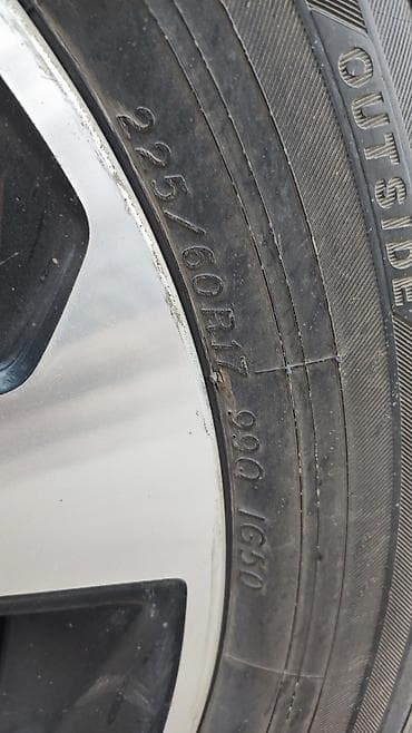 лед балки: Колеса в сборе 225 / 60 / R 17, Зима, Б/у, Комплект — 2