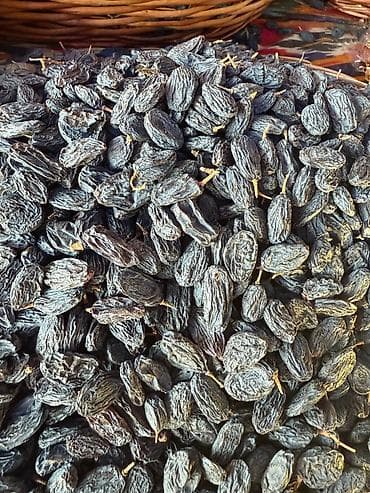 уз: Изюм чёрный (кишмиш/сабза) без косточек - Натурально высушенный — 2