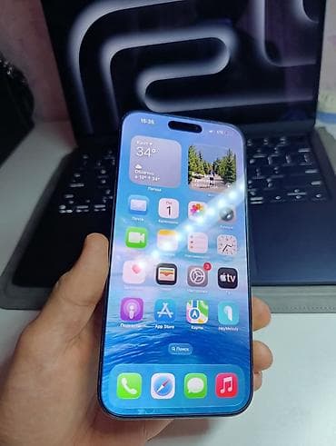 телефоны до 5к: IPhone 16 Pro Max, Новый, 256 ГБ, Black Titanium, 100 % — 4
