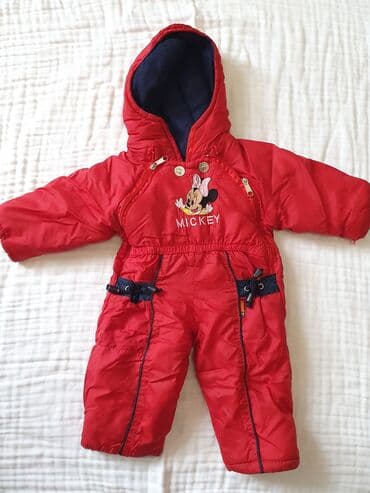 комбинезон для новорожденных зимний: Детский комбинезон, красный, зимний, размер от 0 до 12 мес — 2