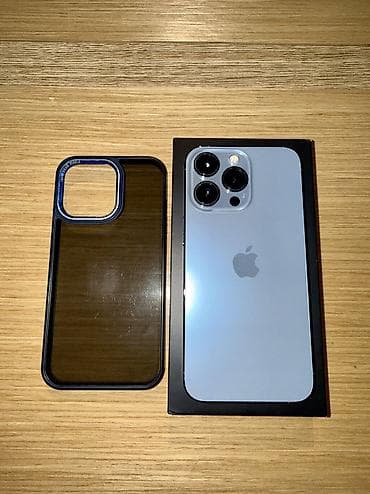 16e iphone: IPhone 13 Pro, Б/у, 128 ГБ, Синий, Защитное стекло, Чехол, Коробка, 82 % — 6