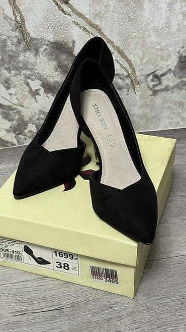 t: Туфли-лодочки TACCARDI - Цвет: черный - Материал верха: велюр/замша — 1