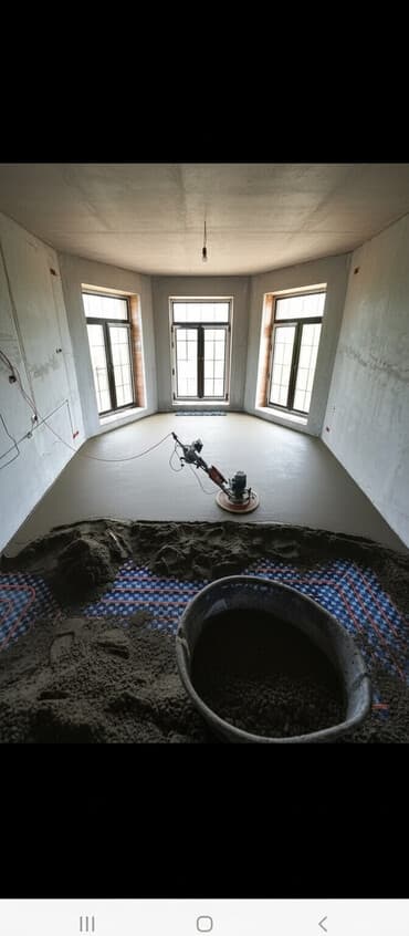 шлифовка стяжки пола цена: Стяжка пола Больше 6 лет опыта — 1