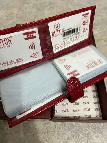 Наручные часы: Визитница, цвет - Красный, Новый, Унисекс — 2