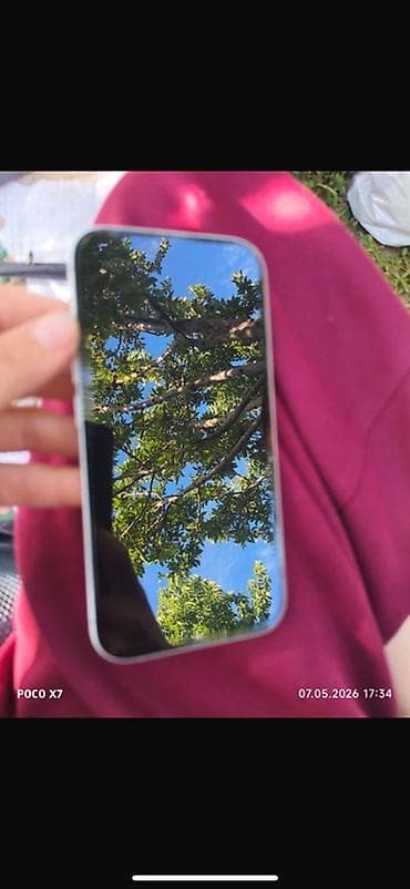 IPhone 16, Б/у, 256 ГБ, Белый, Коробка, 91 %