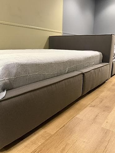 small table: Односпальная мягкая кровать 🇹🇷Saloni (Турция)+ ортопедический матрас — 2