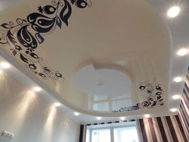 стоимость натяжных потолков: Натяжной потолок Глянцевое, Матовое, 3D потолки Гарантия, Бесплатная консультация, Бесплатный замер — 11