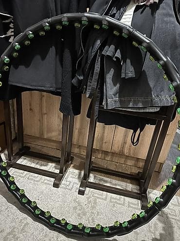 обручи: Обруч массажный Hertz + радиотелефон Panasonic KX-TG1611CA (комплект — 2