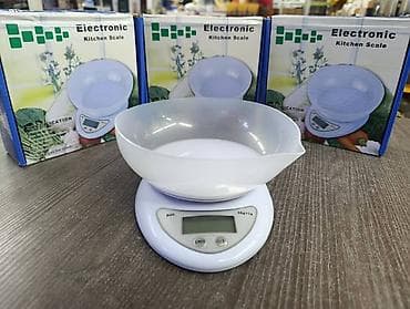 кухонные весы: Электронные кухонные весы с чашей - Максимальная нагрузка: 5 кг - — 1