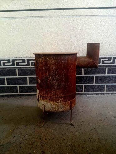 Чугунная печка в Токтогуле