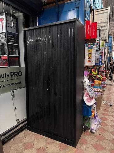 Офисные шкафы: Офисный шкаф, цвет - Черный, Железо — 2