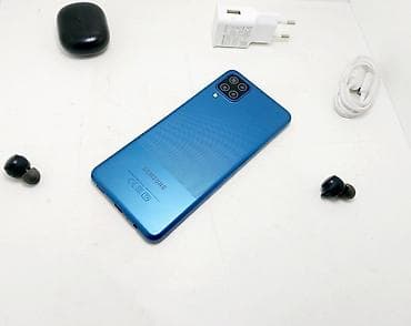 redmi a2: Samsung Galaxy A12, Б/у, 32 ГБ, цвет - Синий, 1 SIM, 2 SIM — 4