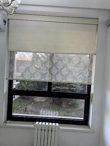 double a: Рулонные шторы (2 шт) — светлые, с узором — регулируются — подходят — 3