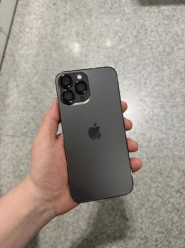 aspire 3: IPhone 13 Pro Max, Б/у, 256 ГБ, Графит, 90 % — 1