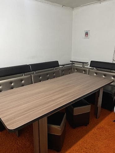 кухние мебели: Кухонный стол и стул, цвет - Черный — 2