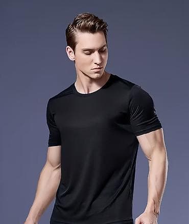 Мужская спортивная футболка с коротким рукавом 500 сом XL размер - at lalafo.kg Мужская спортивная футболка с коротким рукавом 500 сом XL размер -