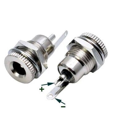 блоки питания prologix: Внешний разъем питания гнездовой, монтажный для крепления на панели — 3