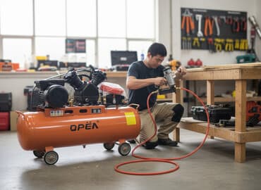 Компрессор поршневой OPEA (модель MB2065) - Тип: электрический