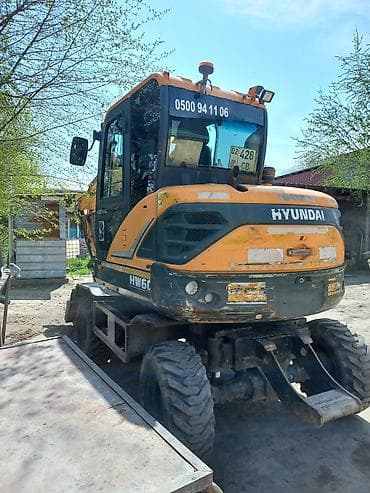 Транспорт: Экскаватор, Hyundai, 2017 г., Колесный — 5