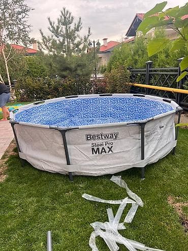 Спорт и отдых: 305/76 см всего 8500 com🔥❕❕❕ - Форма: круглый - Серия: Steel Pro MAX — 3