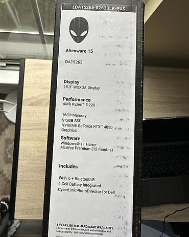 alienware ноутбук: Игровой, Новый, AMD Ryzen 5 — 9