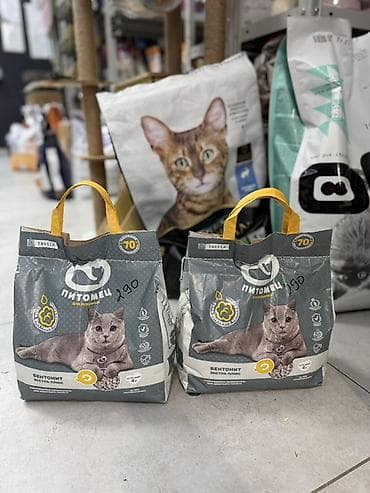кошачий наполнитель: Наполнители для кошачьего туалета 1) Питомец «Бентонит Экстра Плюс» - — 1