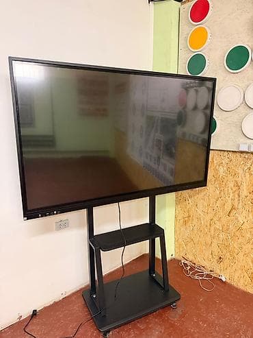 Интерактивные панели: Интерактивная панель/большой дисплей на мобильной стойке - Диагональ — 1