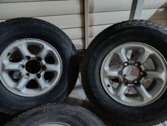 шины бу бишкек оптом: Колеса в сборе 235 / 75 / R 15, Зима, Б/у, Комплект, Внедорожные (АТ/МТ), Литые, отверстий - 6 — 1